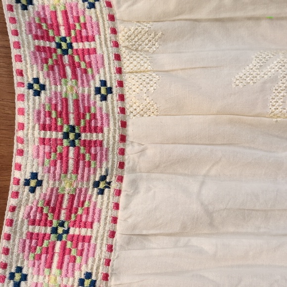 Ro's Garden Natasha Maxi Dress In Ivory Size M - Picture 4 of 11